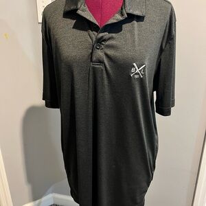 Baseball 101 Black Polo Shirt for Men..size Large